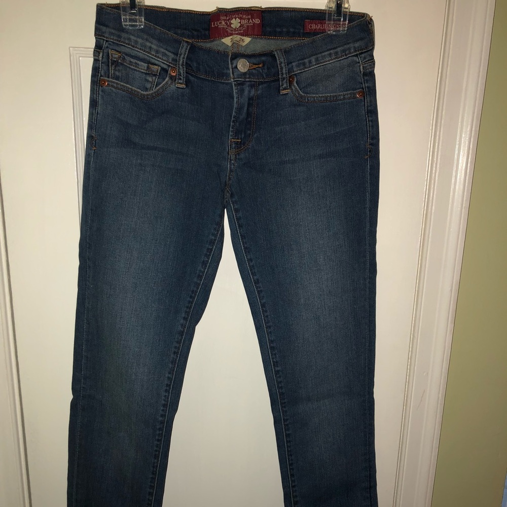 Lucky Brand size 26 Charlie Skinny Jeans